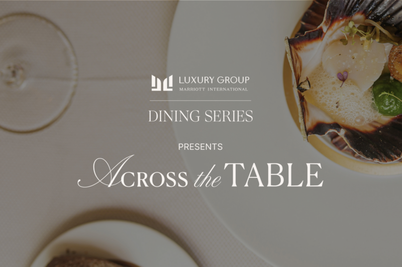 แมริออท อินเตอร์เนชั่นแนล รวมเชฟระดับโลกใน Luxury Dining Series 2026 ถ่ายทอดเรื่องราวและแรงบันดาลใจผ่านมื้ออาหารใน 6 จุดหมายปลายทางทั่วเอเชียแปซิฟิก